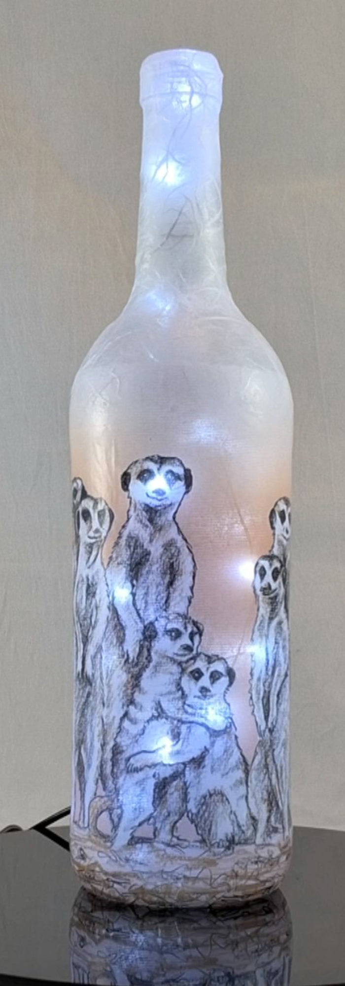 Meerkats - Hand Made Lamp