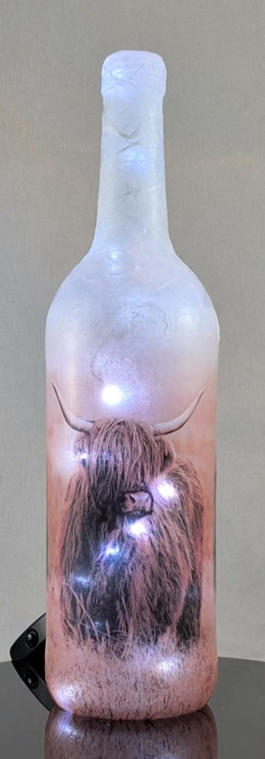 Highland Cow - Hand made Lamp