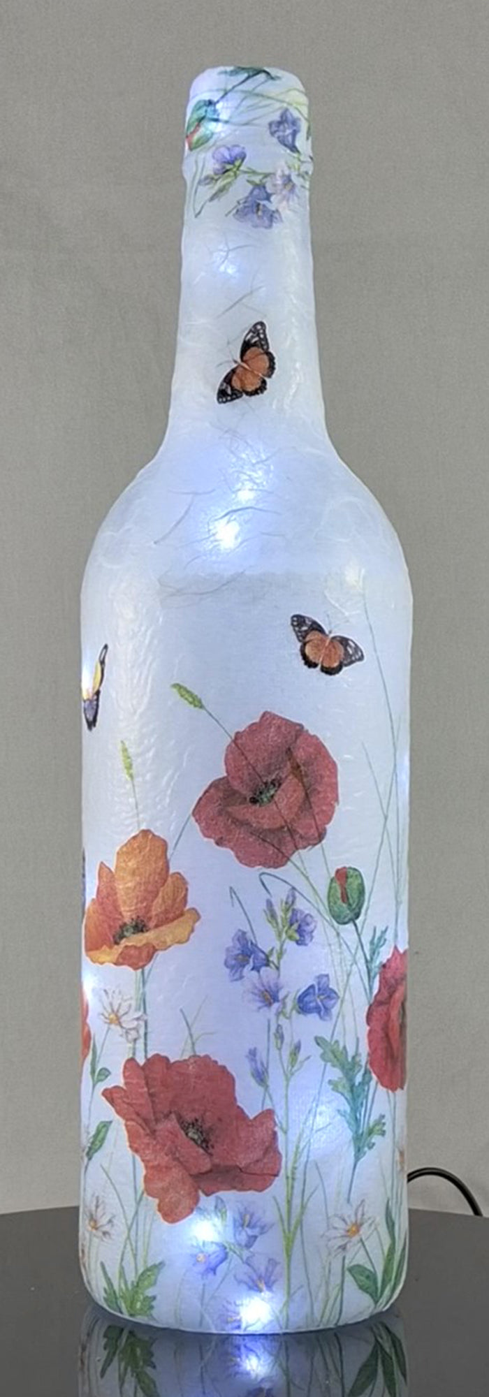 Poppy Field - Hand Made Lamp