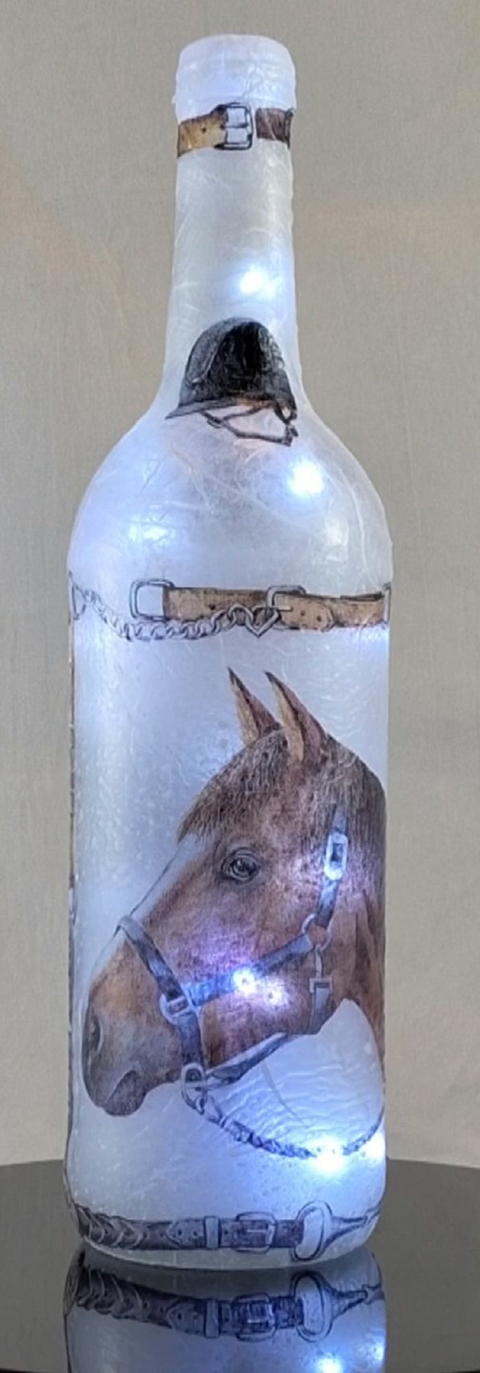 Bridled Horse - Hand Made Lamp